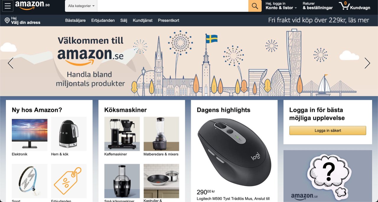 Amazon öppnar dörrarna i Sverige - Nyhetskommentarer - Sidan 9